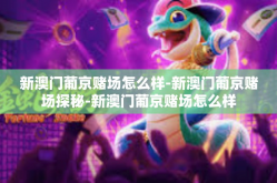 新澳门葡京赌场怎么样-新澳门葡京赌场探秘-新澳门葡京赌场怎么样